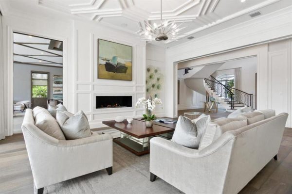 Custom-Livingroom, custom home designs, FL